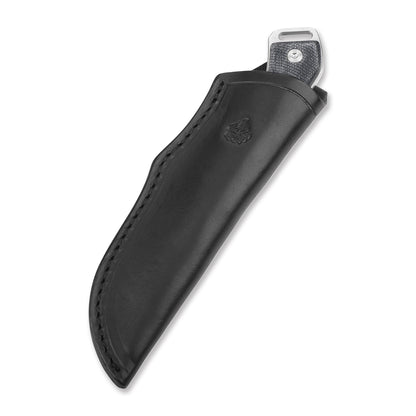 QSP Knives™ Workaholic Fixed Blade 124-B Black Micarta Bohler N690 Stainless Steel Knife