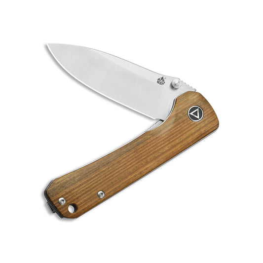 QSP Knives™ Hawk Liner Lock 131-D Verawood CPM S35VN Stainless Steel Pocket Knife