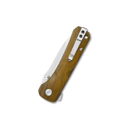 QSP Knives™ Hawk Liner Lock 131-D Verawood CPM S35VN Stainless Steel Pocket Knife