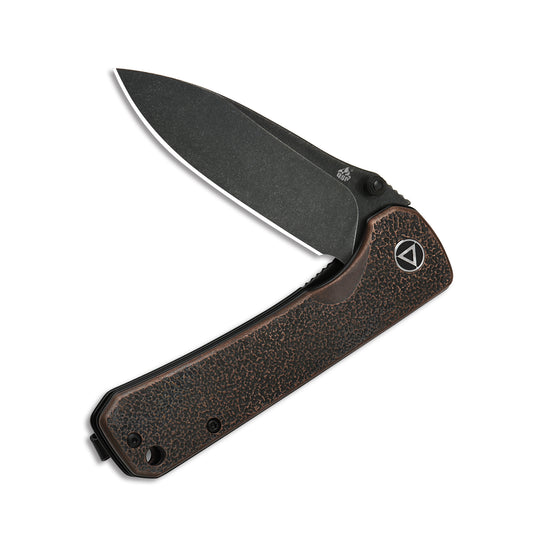 QSP Knives™ Hawk Liner Lock 131-N Copper Sandvik 14C28N Stainless Steel Pocket Knife