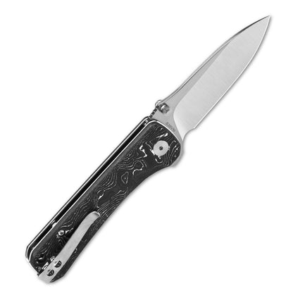 QSP Knives™ Hawk Liner Lock 131-R Aluminum Carbon Fiber CPM S35VN Stainless Steel Pocket Knife