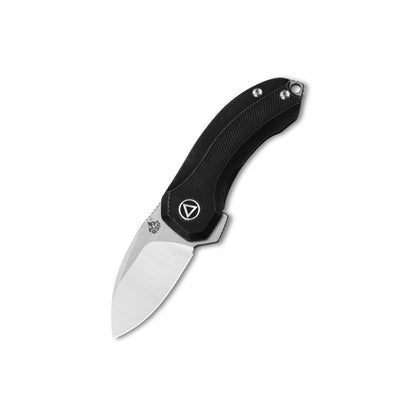 QSP Knives™ Hamster Frame Lock 138-B Black Titanium CPM S35VN Stainless Steel Pocket Knife