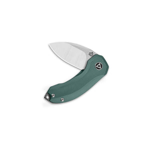 QSP Knives™ Hamster Frame Lock 138-C Green Titanium CPM S35VN Stainless Steel Pocket Knife