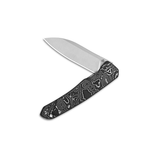 QSP Knives™ Otter Liner Lock 140-A1 Aluminum Carbon Fiber CPM S35VN Stainless Steel Pocket Knife