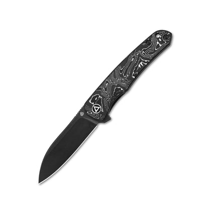 QSP Knives™ Otter Liner Lock 140-A2 Aluminum Carbon Fiber CPM S35VN Stainless Steel Pocket Knife