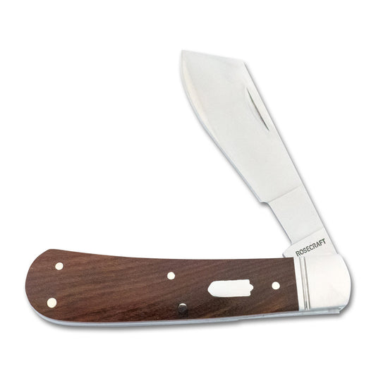 RoseCraft Blades LLC™ Mill Creek Cotton Sampler RCT024-RSW Red Sandalwood D2 Semi-Stainless Steel Pocket Knife