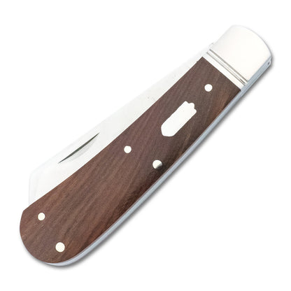 RoseCraft Blades LLC™ Mill Creek Cotton Sampler RCT024-RSW Red Sandalwood D2 Semi-Stainless Steel Pocket Knife