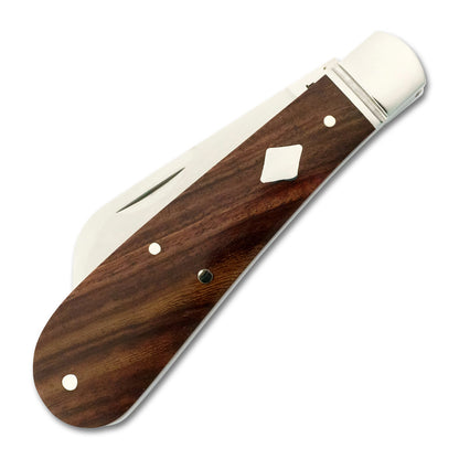 RoseCraft Blades LLC™ Lick Creek Loom Fixer RCT025-ROW Rosewood D2 Semi-Stainless Steel Pocket Knife
