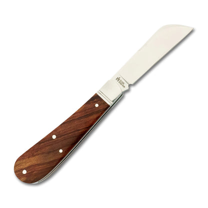 RoseCraft Blades LLC™ Lick Creek Loom Fixer RCT025-ROW Rosewood D2 Semi-Stainless Steel Pocket Knife