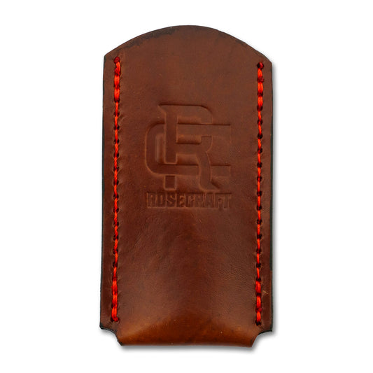 RoseCraft Blades LLC™ RCXSLIP-L Knife Brown Leather Slip Pouch
