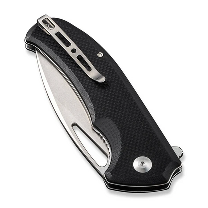 SENCUT Knife™ Phantara Liner Lock S23014-1 Black G10 9Cr18MoV Stainless Steel Pocket Knife