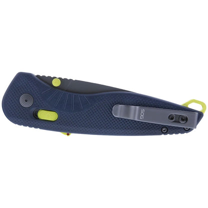 SOG Specialty Knives™ Aegis AT 11-41-14-41 Indigo GRN D2 Semi-Stainless Steel Pocket Knife