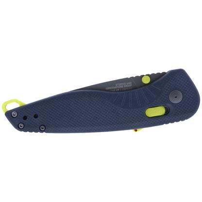 SOG Specialty Knives™ Aegis AT 11-41-14-41 Indigo GRN CRYO D2 Semi-Stainless Steel Pocket Knife