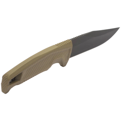 SOG Specialty Knives™ Recondo FX Fixed Blade 17-22-03-57 Dark Earth Rubber CRYO 440C Stainless Steel Knife