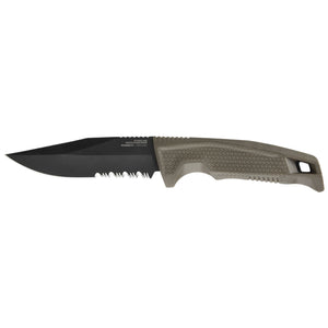 SOG Specialty Knives™ Recondo FX Fixed Blade 17-22-04-57 Dark Earth Rubber CRYO 440C Stainless Steel Knife