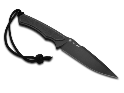 Spartan Blades, LLC™ Phrike Fixed Blade SB17BKBKKYBK Black Canvas Micarta S45VN Stainless Steel Knife