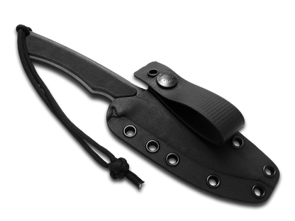 Spartan Blades, LLC™ Phrike Fixed Blade SB17BKBKKYBK Black Canvas Micarta S45VN Stainless Steel Knife
