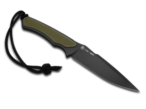 Spartan Blades, LLC™ Phrike Fixed Blade SB17BKGRKYBK OD Green Canvas Micarta S45VN Stainless Steel Knife