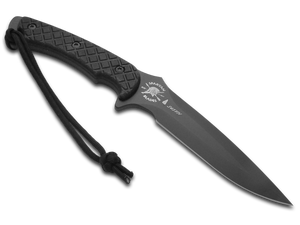 Spartan Blades, LLC™ Ares Fixed Blade SB1BKBKKYBK Black Canvas Micarta S45VN Stainless Steel Knife