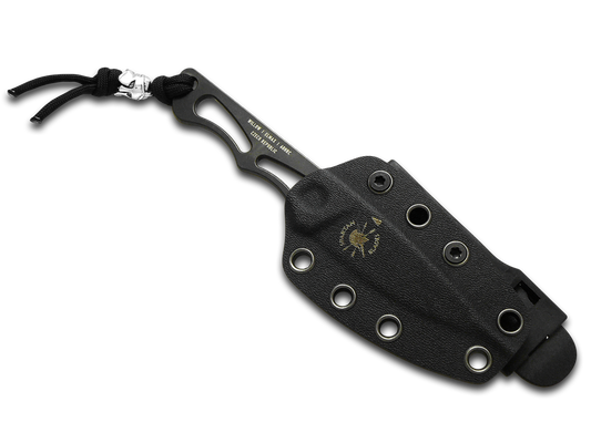 Spartan Blades, LLC™ Willow Fixed Blade SBEU1BKKYBK Black PVD Elmax Stainless Steel Elmax Stainless Steel Knife