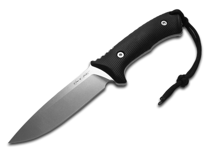 Spartan Blades, LLC™ Harsey Linden Fixed Blade SBEU2SWKYBK Black GRN Elmax Stainless Steel Knife