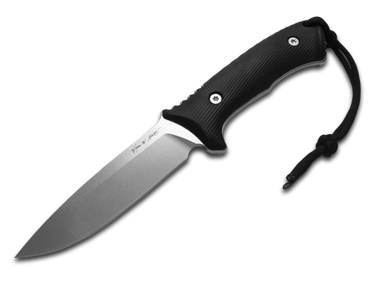 Spartan Blades, LLC™ Harsey Linden Fixed Blade SBEU2SWKYBK Black GRN Elmax Stainless Steel Knife