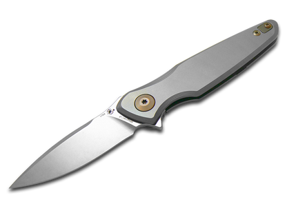 Spartan Blades, LLC™ Pandia Frame Lock SF16SWBZ Bead-blast Satin 6AL4V Titanium CPM MagnaCut Stainless Steel Pocket Knife