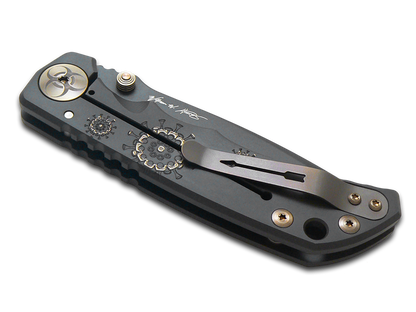 Spartan Blades, LLC™ Harsey Folder Frame Lock SF5PLAGUE-BK Black Anodized 6AL4V Titanium CPM MagnaCut Stainless Steel Pocket Knife