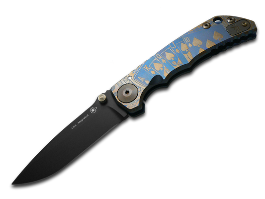 Spartan Blades, LLC™ Harsey Folder Frame Lock SF5RFLUSH Bronze Anodized 6AL4V Titanium CPM MagnaCut Stainless Steel Pocket Knife