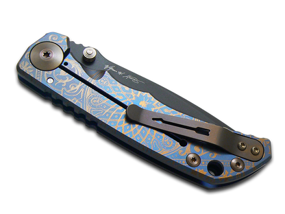 Spartan Blades, LLC™ Harsey Folder Frame Lock SF5RFLUSH Bronze Anodized 6AL4V Titanium CPM MagnaCut Stainless Steel Pocket Knife