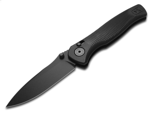 Spartan Blades, LLC™ Eleos Crossbar Lock SFBL15BKBK Black GFN 154CM Stainless Steel Pocket Knife