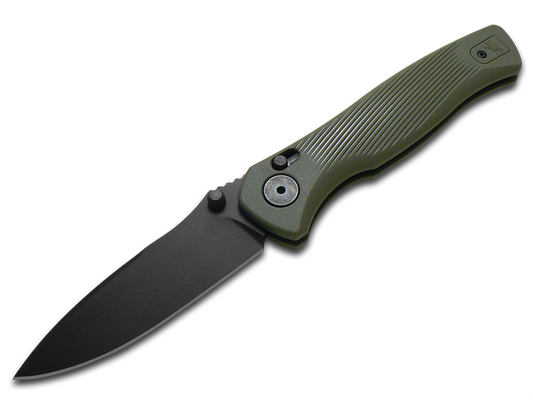 Spartan Blades, LLC™ Eleos Crossbar Lock SFBL15BKGR OD Green GFN 154CM Stainless Steel Pocket Knife