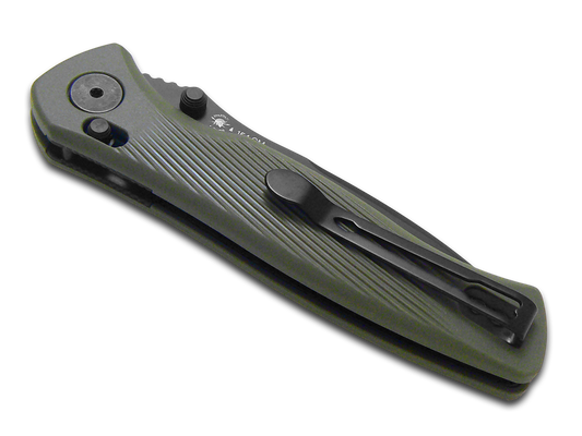 Spartan Blades, LLC™ Eleos Crossbar Lock SFBL15BKGR OD Green GFN 154CM Stainless Steel Pocket Knife
