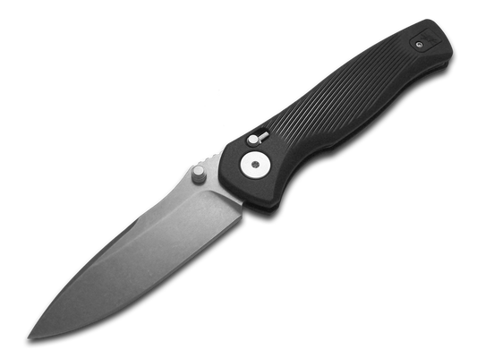 Spartan Blades, LLC™ Eleos Crossbar Lock SFBL15SWBK Black GFN 154CM Stainless Steel Pocket Knife