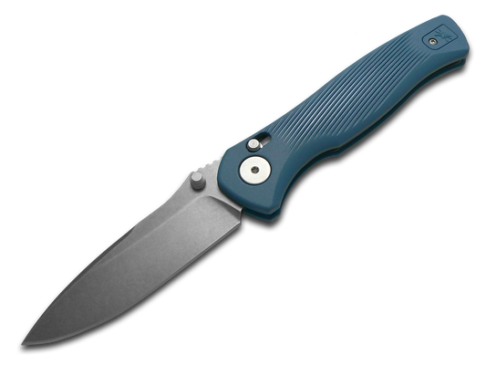 Spartan Blades, LLC™ Eleos Crossbar Lock SFBL15SWBL Blue GFN 154CM Stainless Steel Pocket Knife