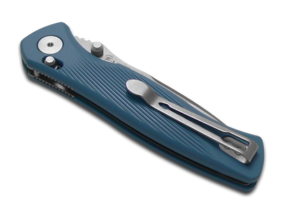 Spartan Blades, LLC™ Eleos Crossbar Lock SFBL15SWBL Blue GFN 154CM Stainless Steel Pocket Knife