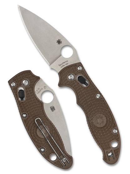 Spyderco Knives™ Manix 2 Ball Bearing Lock C101PBN15V2 Brown FRCP CPM 15V Carbon Steel Pocket Knife