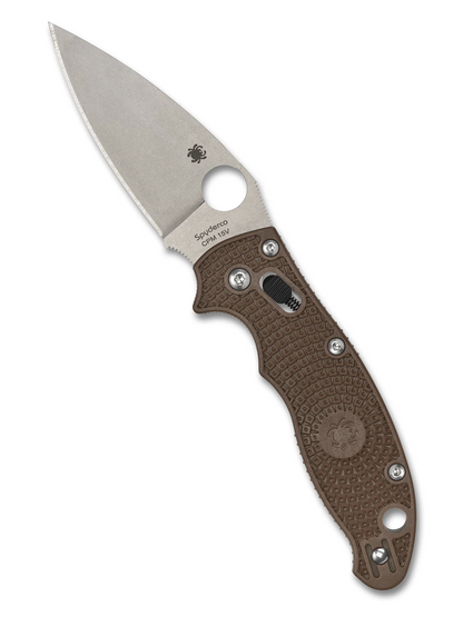 Spyderco Knives™ Manix 2 Ball Bearing Lock C101PBN15V2 Brown FRCP CPM 15V Carbon Steel Pocket Knife