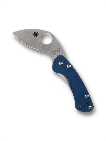 Spyderco Knives™ Balance Frame Lock C141GPCBL Cobalt Blue G-10 CPM SPY27 Stainless Steel Pocket Knife