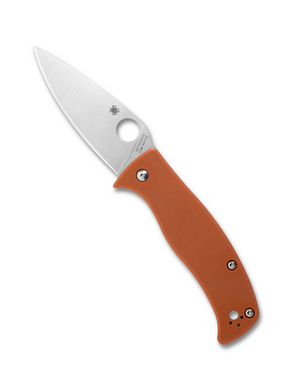 Spyderco Knives™ Caribbean Compression Lock C217GPBOR Burnt Orange G-10 CPM Rex 121 Tool Steel Pocket Knife