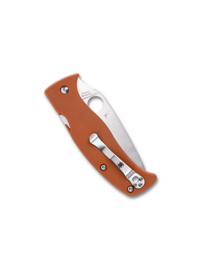 Spyderco Knives™ Caribbean Compression Lock C217GPBOR Burnt Orange G-10 CPM Rex 121 Tool Steel Pocket Knife