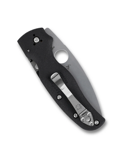 Spyderco Knives™ Shaman Compression Lock C229PBK Black FRN CTS BD1N Stainless Steel Pocket Knife