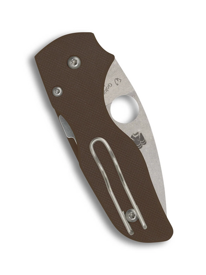 Spyderco Knives™ Lil' Native Compression Lock C230GPBN15V Brown G-10 CPM 15V Carbon Steel Pocket Knife