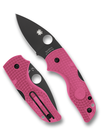 Spyderco Knives™ Lil' Native Back Lock C230PPNBK Pink FRN CTS BD1N Stainless Steel Pocket Knife