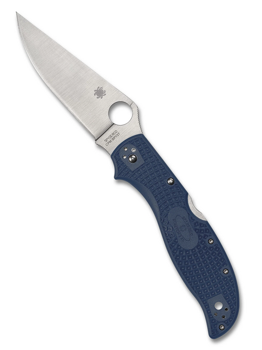 Spyderco Knives™ Stretch 2 XL Lockback C258PCBL Cobalt Blue FRN CPM SPY27 Stainless Steel Pocket Knife