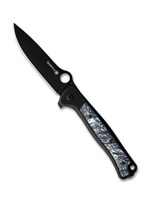 Spyderco Knives™ Slym R.I.L. Frame Lock C271TIBKPBK Black 6AL4V Titanium M390 Stainless Steel Pocket Knife