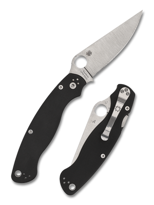 Spyderco Knives™ Military 2 Left-hand Compression Lock C36GPLE2 Black G10 CPM S30V Stainless Steel Pocket Knife
