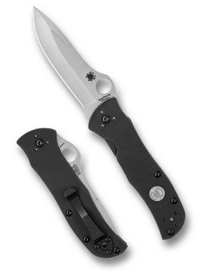 Spyderco Knives™ Starmate Liner Lock C55G20CVP Black G-10 CPM 20CV Stainless Steel Pocket Knife