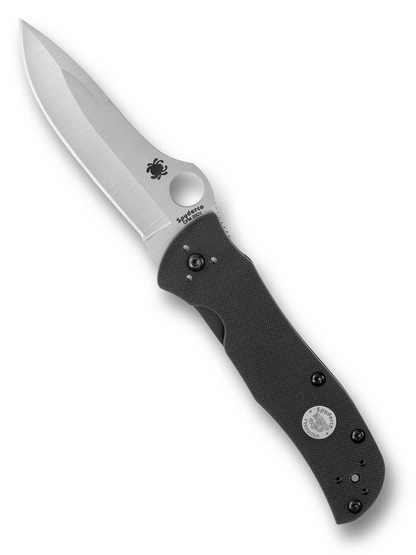 Spyderco Knives™ Starmate Liner Lock C55G20CVP Black G-10 CPM 20CV Stainless Steel Pocket Knife