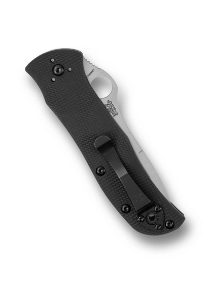 Spyderco Knives™ Starmate Liner Lock C55G20CVP Black G-10 CPM 20CV Stainless Steel Pocket Knife